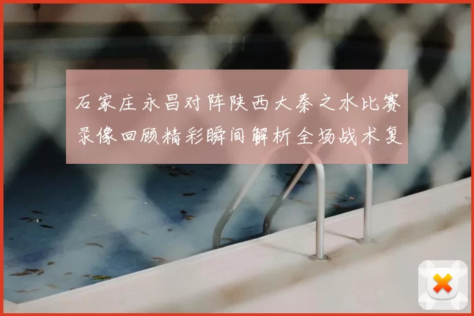 石家庄永昌对阵陕西大秦之水比赛录像回顾精彩瞬间解析全场战术复盘